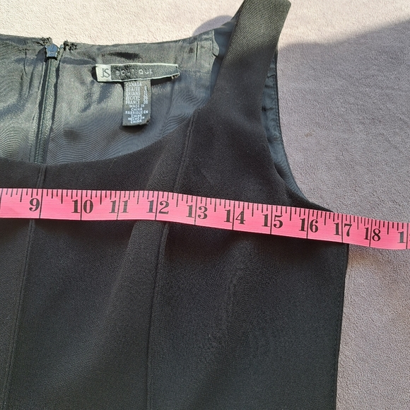 Sz 8 JS Boutique black shift dress - Picture 3 of 9